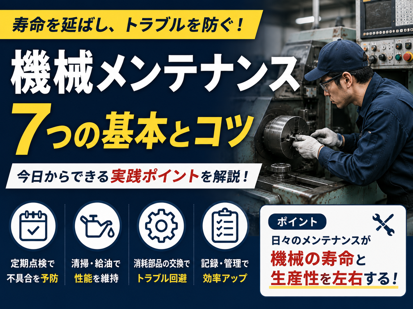 中古機械を長く使うためのメンテナンスのコツ